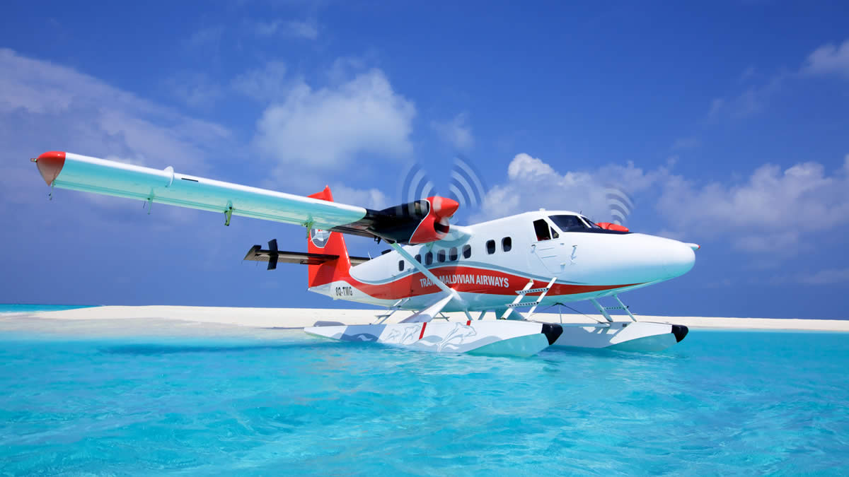 Seaplane Transfer in the Maldives