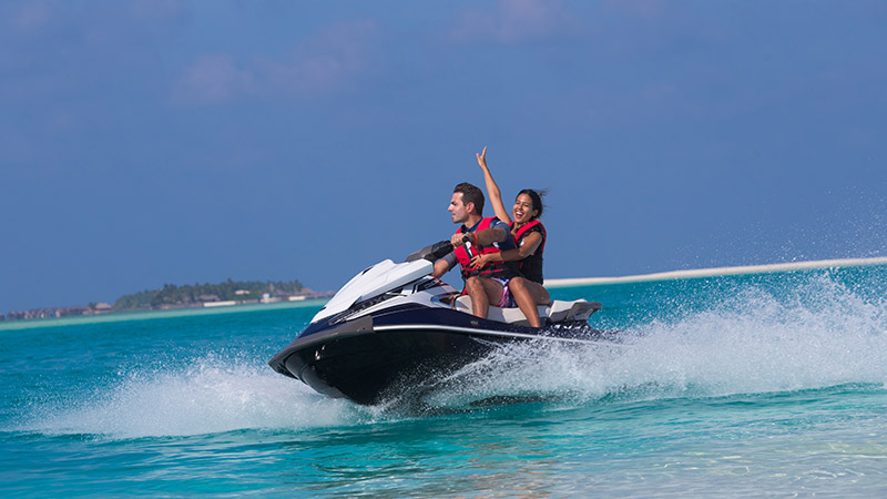 Jet Skiing in Maldives