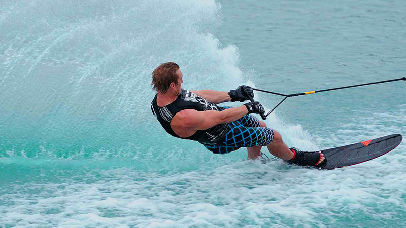 Water Skiing in Maldives