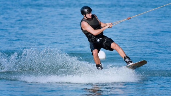 Wakeboarding in the Maldives